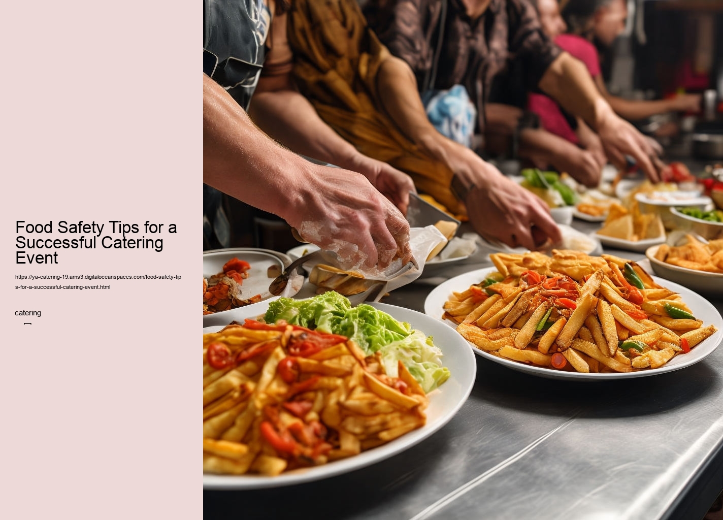 Food Safety Tips for a Successful Catering Event