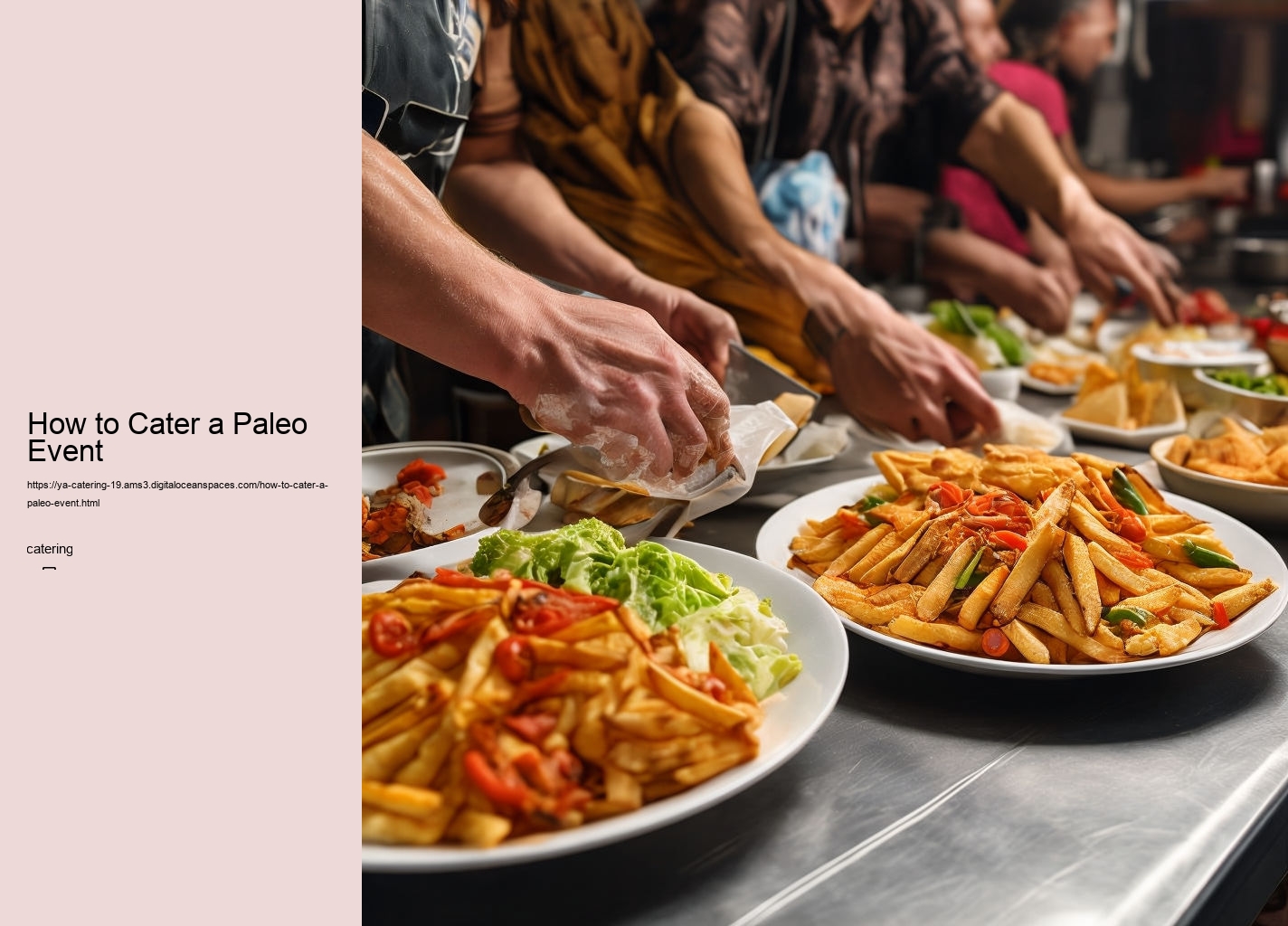 How to Cater a Paleo Event